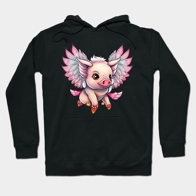 When Pigs Fly: Inspired Design Hoodie by Life2LiveDesign